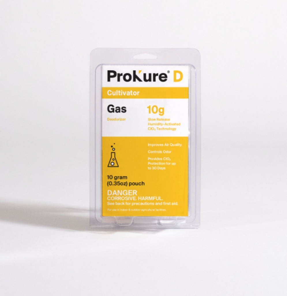 Prokure D-Deodorizer Chlorine Dioxide Extended Release Gas