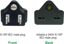 Plug Adaptor 240v to 120v