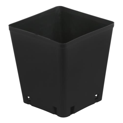Gro Pro Plastic Square Pot (Black)