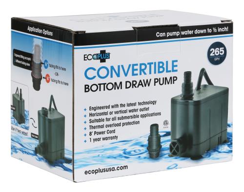 EcoPlus Convertible Bottom Draw Water Pump
