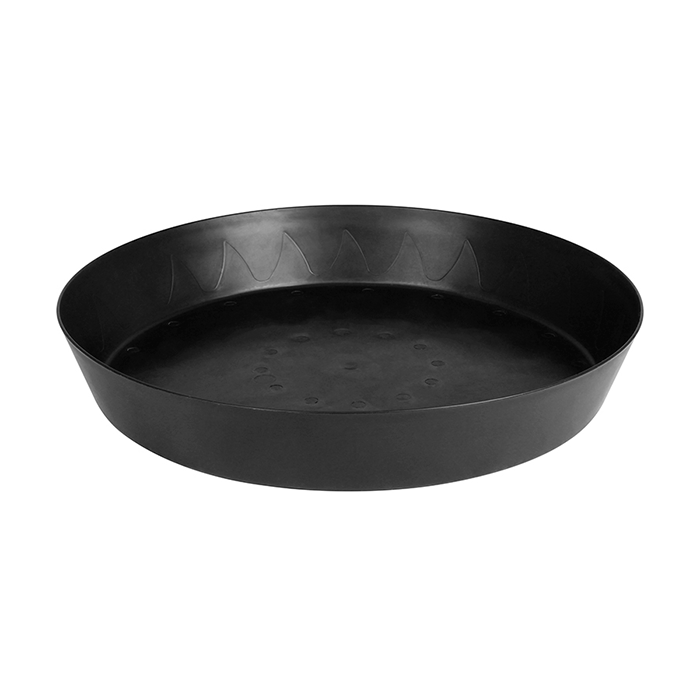 Gro Pro Heavy Duty Black Saucer w/ Tall Sides (10 Pack)