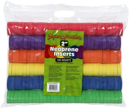 Multicolored Neoprene Inserts