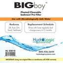 Hydro-Logic BIGBoy Filters