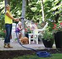 view of Dramm ColorStorm Premium Blue Rubber Hose, 5/8 in x 50 ft Dramm ColorStorm Premium Blue Rubber Hose, 5/8 in x 50 ft