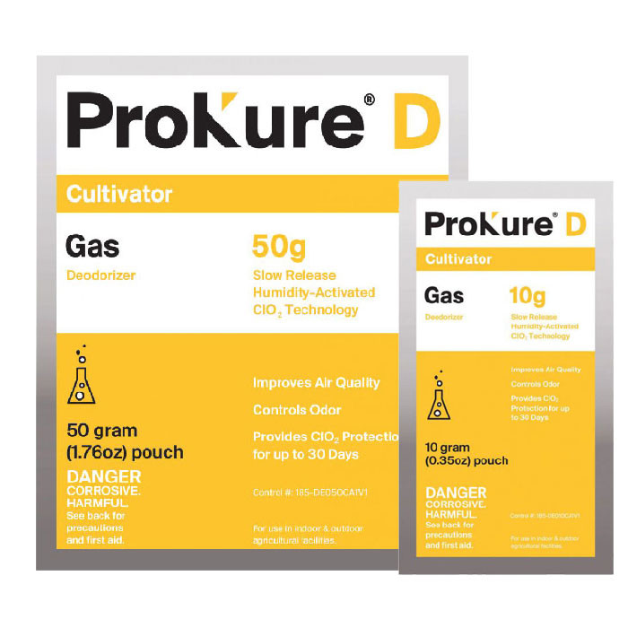 Prokure D-Deodorizer Chlorine Dioxide Extended Release Gas