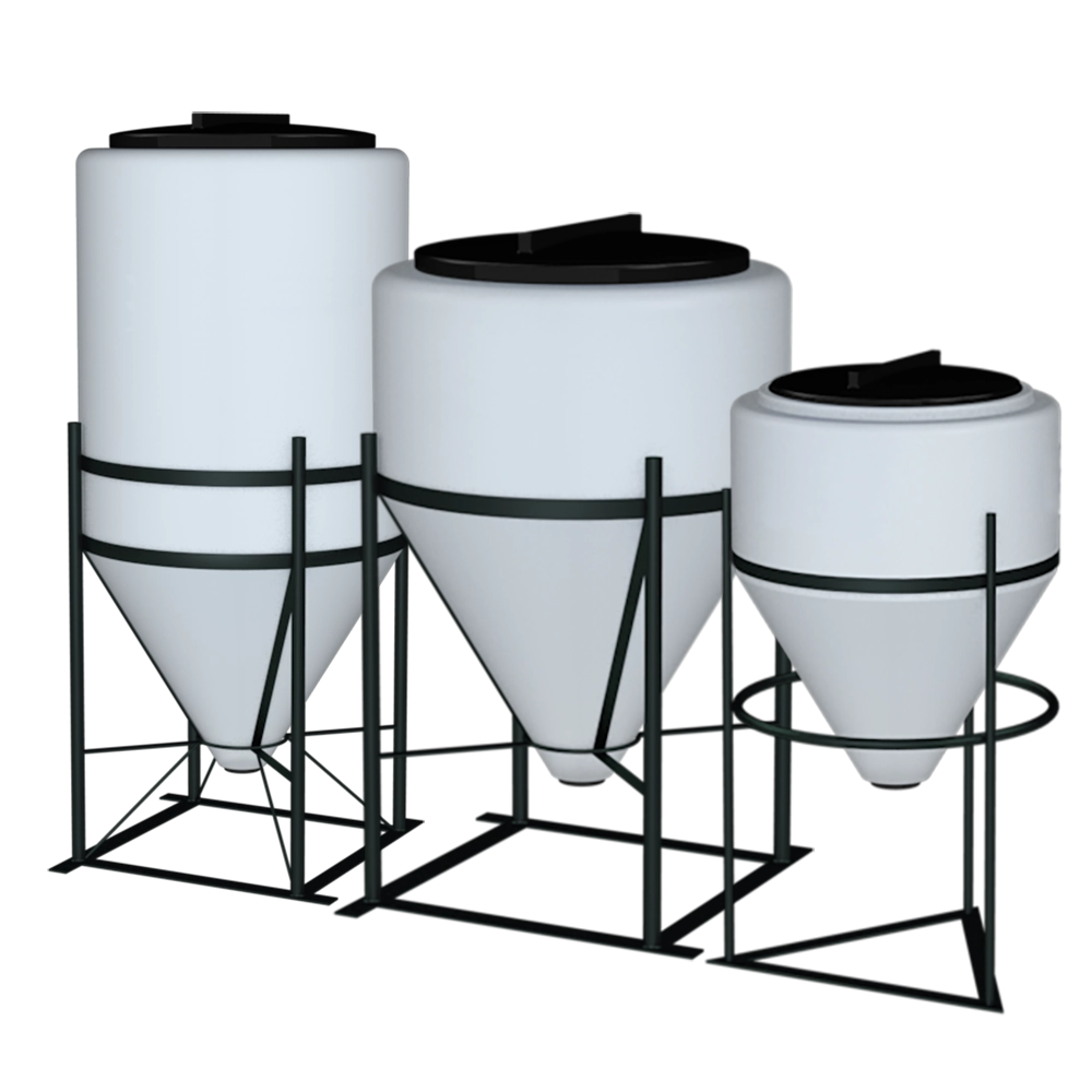 Current Culture Cone Bottom Tank w/ Stand, Lid and 2" Bulkhead