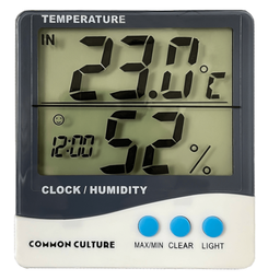 [CCLDTH] Common Culture Large Display Thermometer & Hygrometer